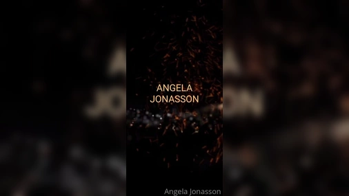 Swedish Angela Jonasson sucking dick ends with facial