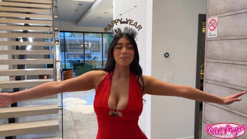 Violet Myers Gets Pounded Hard By BBC on New Years Eve