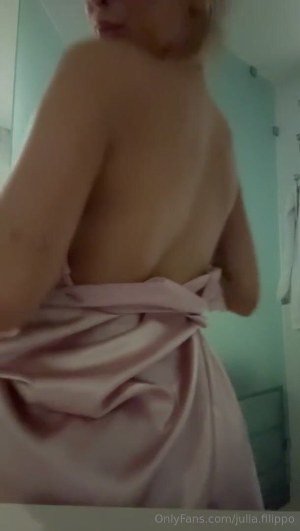 Julia Filippo - Nude Pajama Striptease