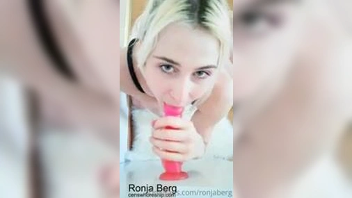 Swedish Ronja Berg - Pink Dildo Blowjob