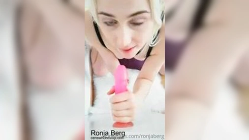 Swedish Ronja Berg - Pink Dildo Blowjob