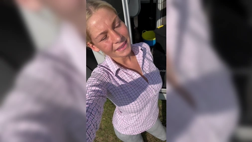 Swedish Molly Mercedes Solo Masturbation Outdoors