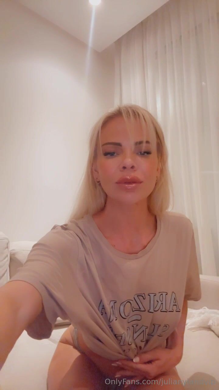Norwegian Julia Nyland Playing With Dildo