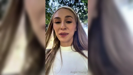 Angel Youngs Hot Slut Squirts On Public Golf Course