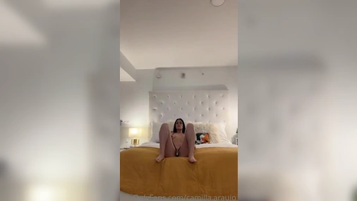 Camilla Araujo Blows And Fucks Her Dildo