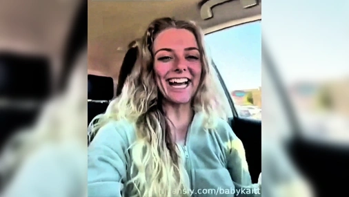 BabyKaitt Public Parking Lot Pussy Play