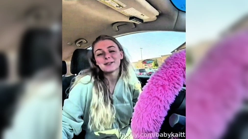 BabyKaitt Public Parking Lot Pussy Play
