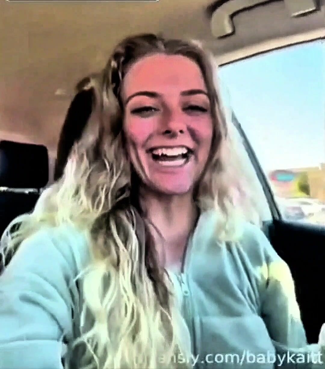 BabyKaitt Public Parking Lot Pussy Play