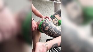German Anal Queen Vanessa Liberte Fucking Hard On Chair