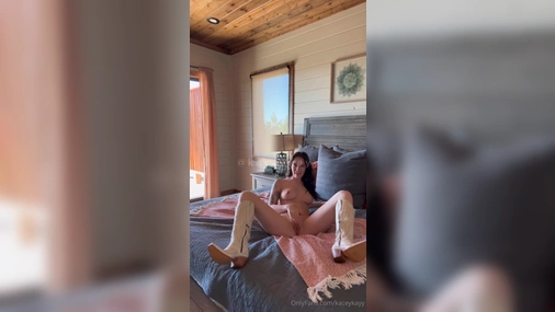 KaceyKayy Takes A Load Deep In Her Baby Maker