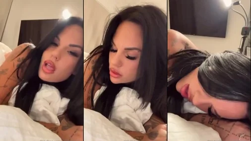 Danish Tattooed Babe Christel Trubka Rubbing And Tasting Her Tight Pussy