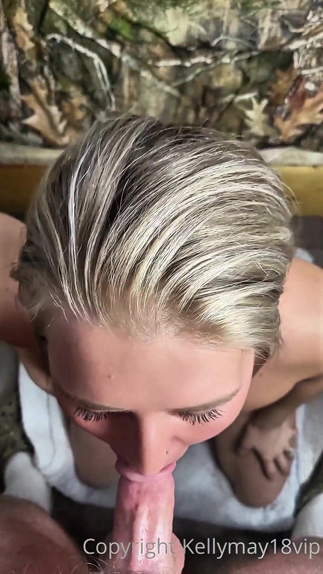 KellyMay Sucking StepBros Cock Eating Cum