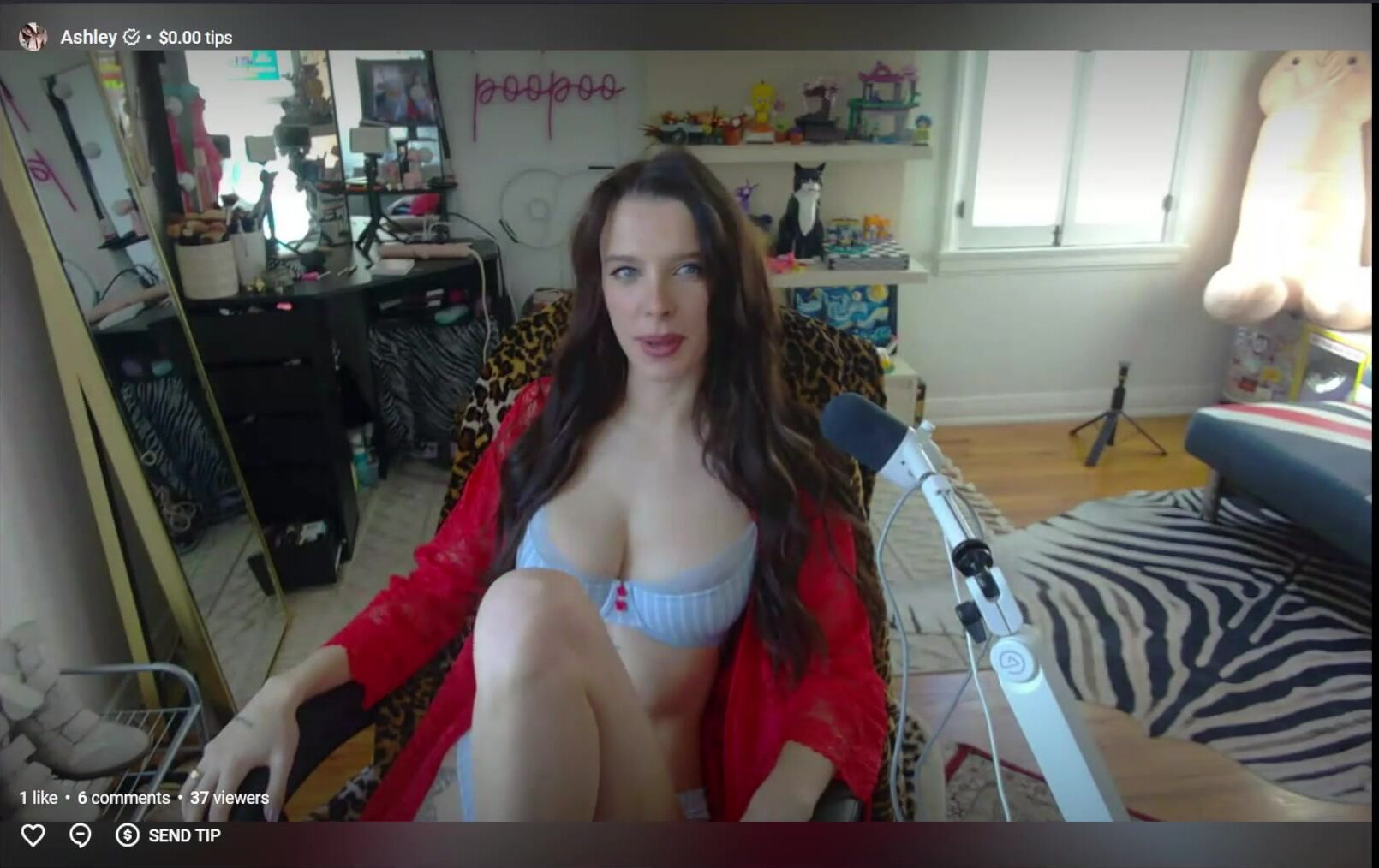 Ashley Matheson - February 2025 Masturbation Livestream With Toys