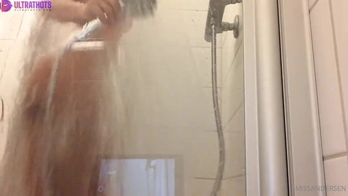 Norwegian Babe MissAndersen Hot Naked Shower