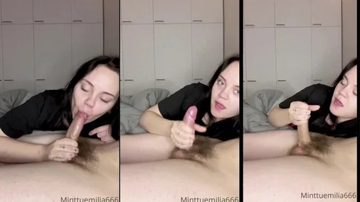 Finnisch Minttuemilia Blowjob
