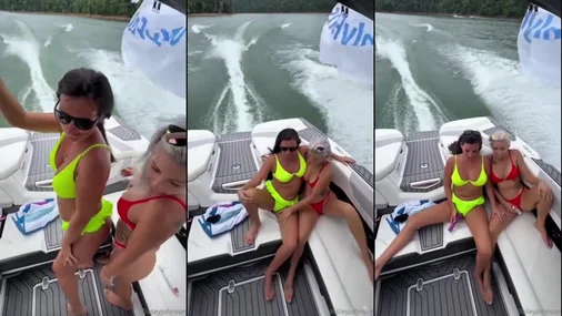 BrandyBilly GG auf einem Boot mit BaileyJohnson