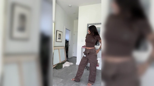 Mia Khalifa - Livestreaming With Blue Pasties On Titties