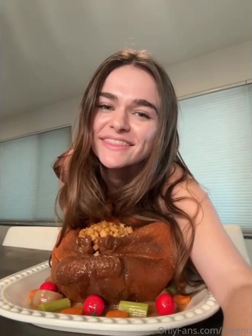 Megnutt02 - Nude Teasing During Dinner