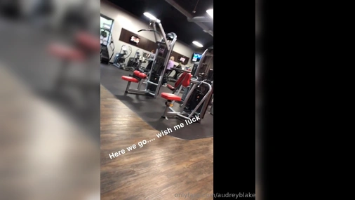 AudreyBlake Huge Tits Blonde Bating At The Gym