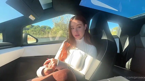 ProSexx Upset GF Loses Virginity In Cybertruck