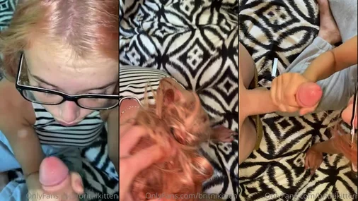 BritniKitten Blowjob In Glasses POV
