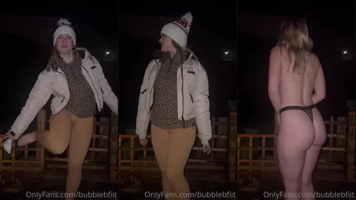 Bubblebfiit Stripper i det offentlige