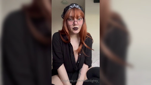 Moon Lighty Masturbates And Licks Nipples