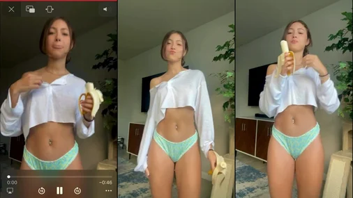 Catalinasof Versaut mit Banane