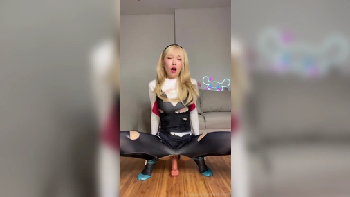 Meriol Chan Rides Dildo