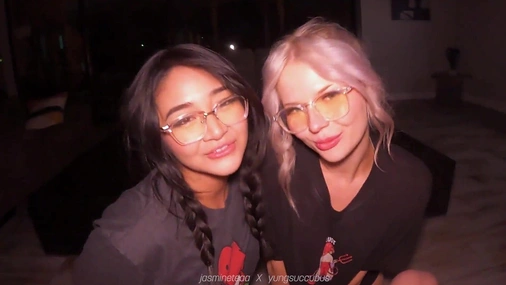 Jasmine Teaa - Homemade Threesome With YungSuccubus