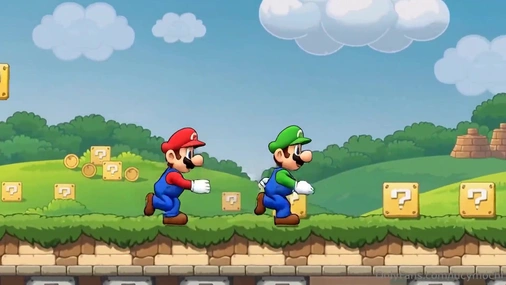 Jasmine Teaa - Slutty Super Mario Cosplay Foursome