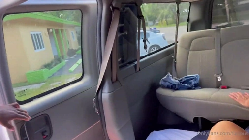 Fan Bus - 2 Blonde Sluts Fucks Massive BBC