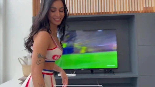 Cam Nair - Slutty Cheerleader Fucked Hard From Behind