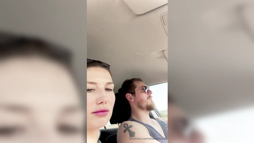 SnowWhiteDK - driving a car with a stick