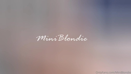 miniblondie gets fucked in yellow lingerie