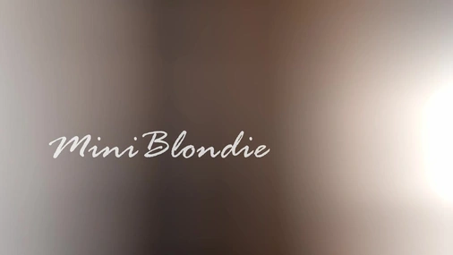 miniblondie rides a cock in cowgirl position