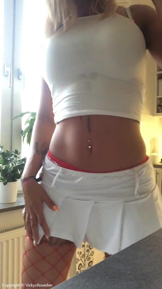 Swedish Vicki Blomsten Softcore Tease In White Dress