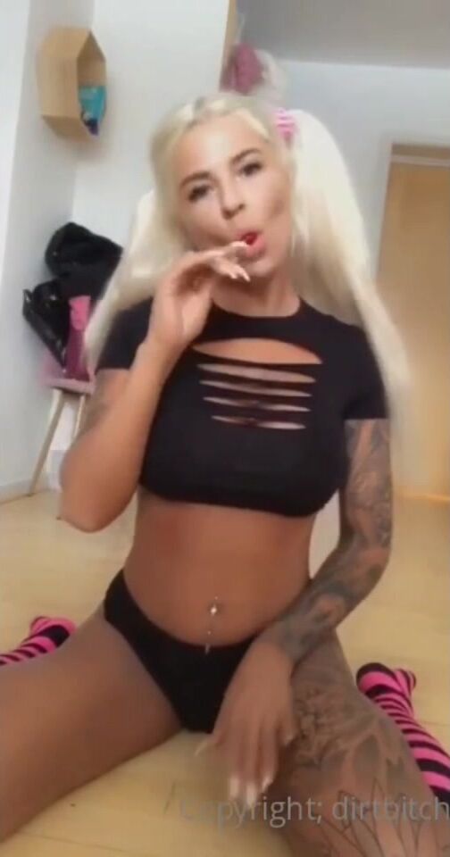 Danish Busty Blonde Riding Dildo While Dirtytalk