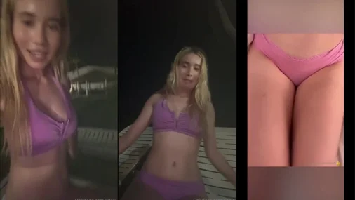 Lil Tay Ein zierlicher Körper im Pool – ein kleiner Vorgeschmack