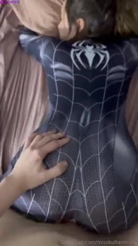 Finnish Babe Misskultanen Spiderman Cosplay Sextape