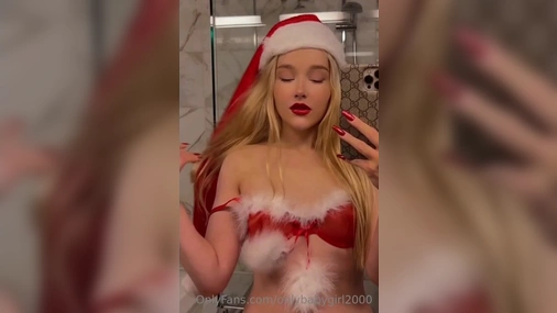 Danish Onlybabygirl2000 Teasing in christmas outfit