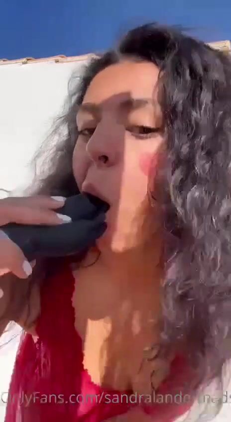 Danish Sandra Playing with dildo