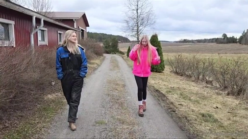 Finnish Divinekatarina Lesbian Anal Strap-on Fuck