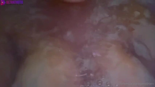 Swedens Hottest Blonde Alva Sjoberg Sexy Big Tits In Bathtub