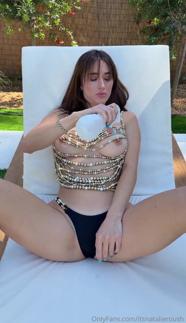 Natalie Roush Outdoor Topless Teasing