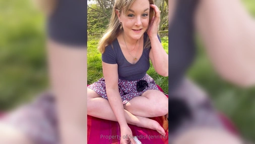SwedishJennifer in the garden