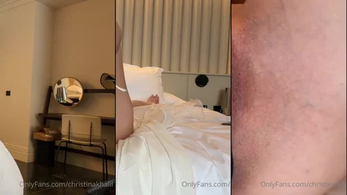 Christina Khalil Masturbieren und sexy stöhnen