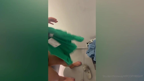 Norwegian girl dressing room sex