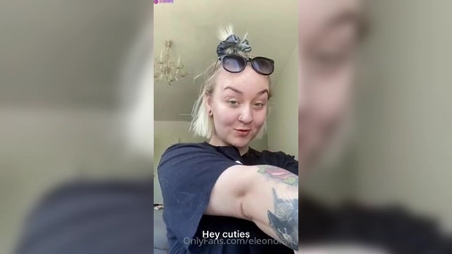 Finnish Tattooed Blonde Babe Eleonoraof Horny Double Pussy Penetration