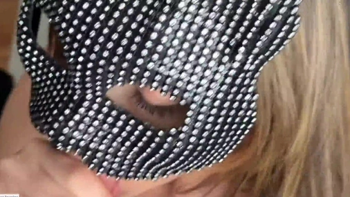 Christina Khalil  Homemade Blowjob Wearing Mask